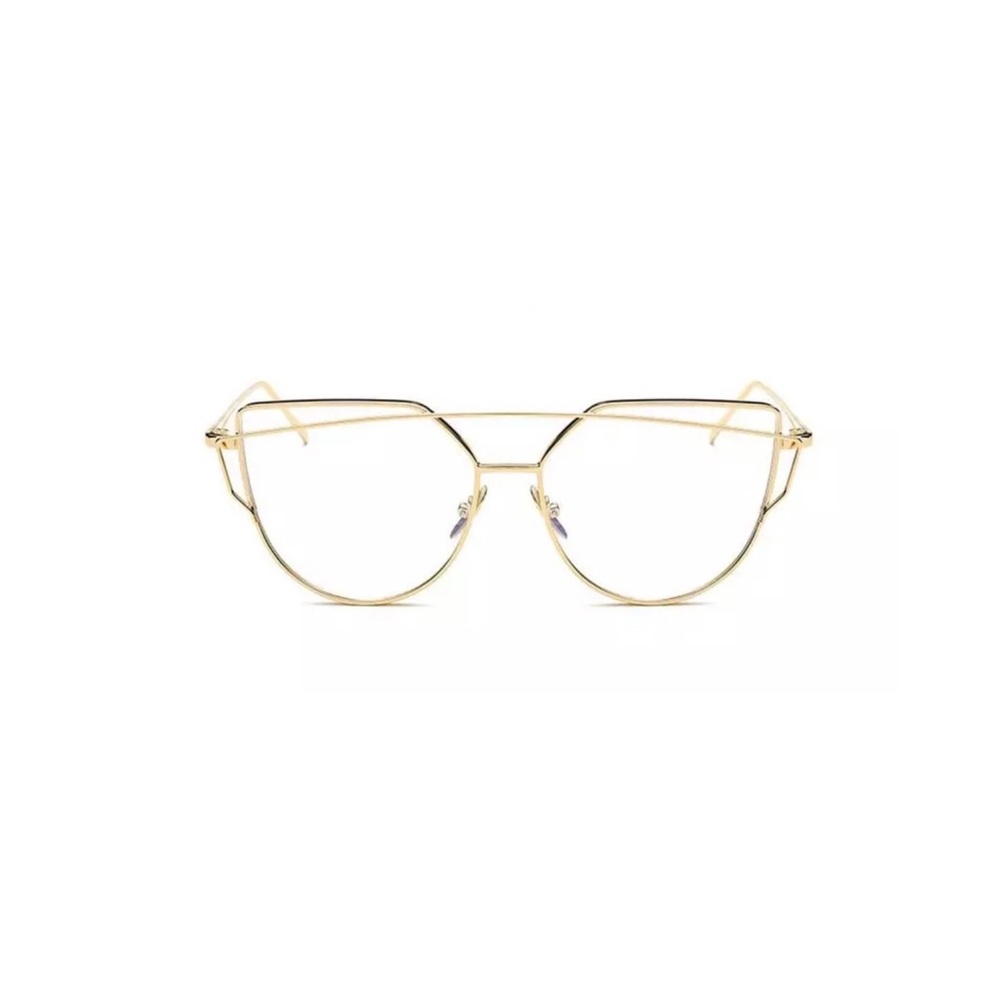 Gold Cat Eye Glasses